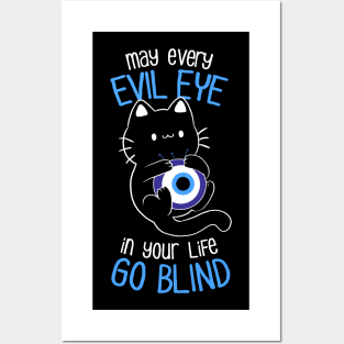 The Evil Eye Cat by Tobe Fonseca Posters and Art